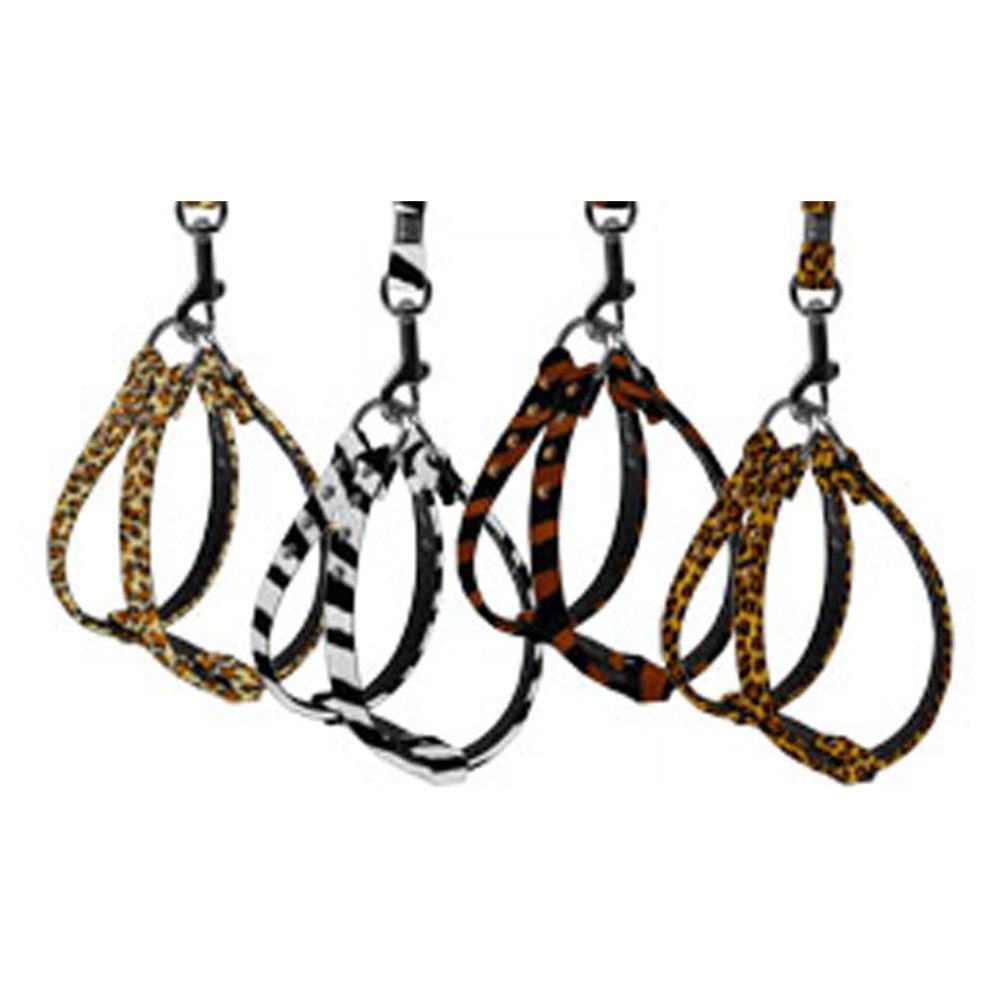 Animal Print Step In Dog Harness